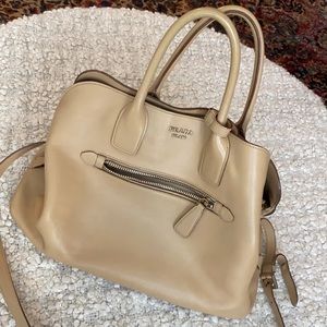 Prada Dome Shaped Bag in Nude